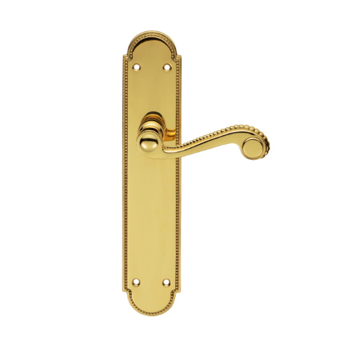 CHESHAM LEVER HANDLE ON LONG BACKPLATE